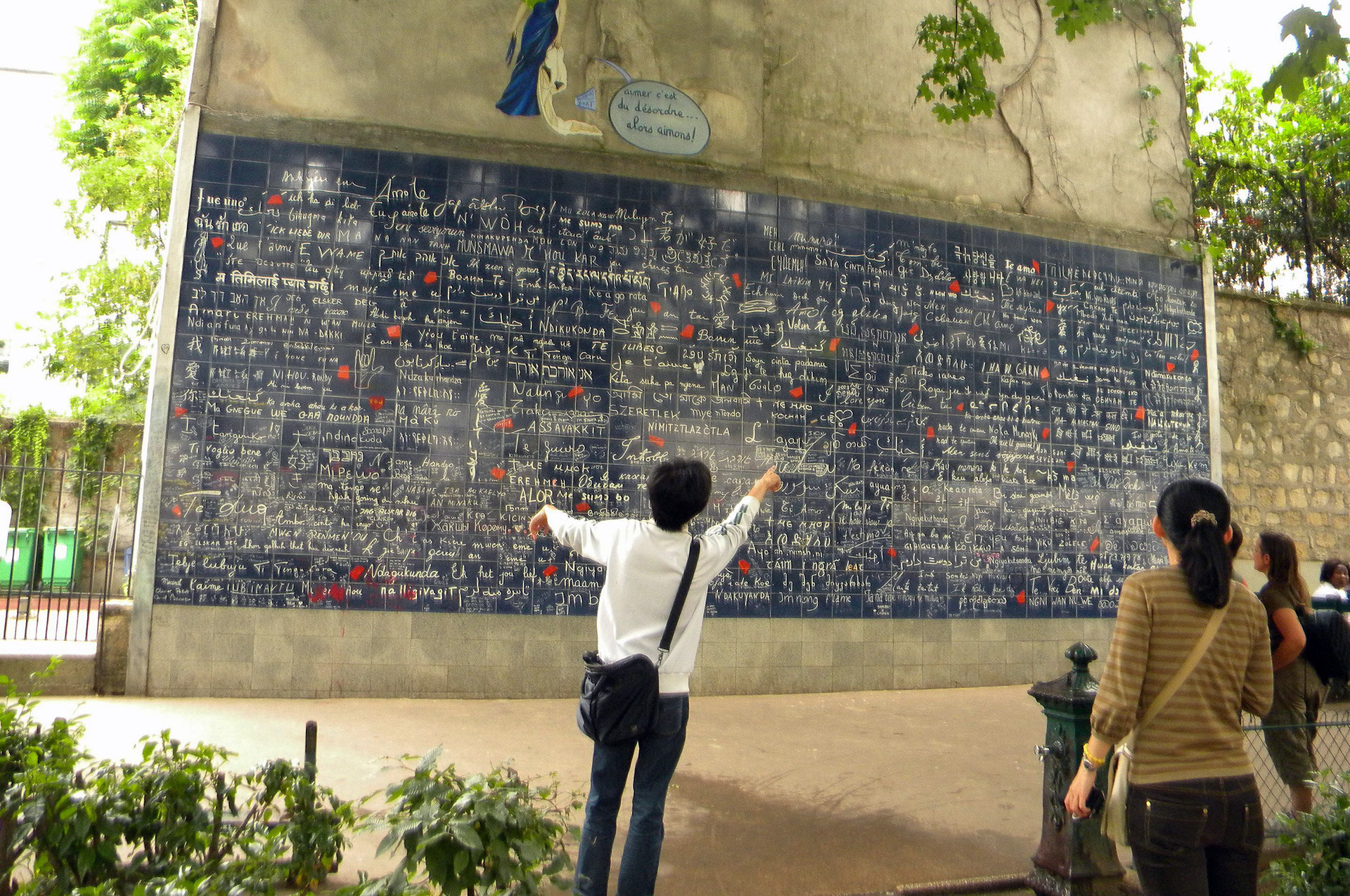 Zid ljubavi, Montmartre, Paris